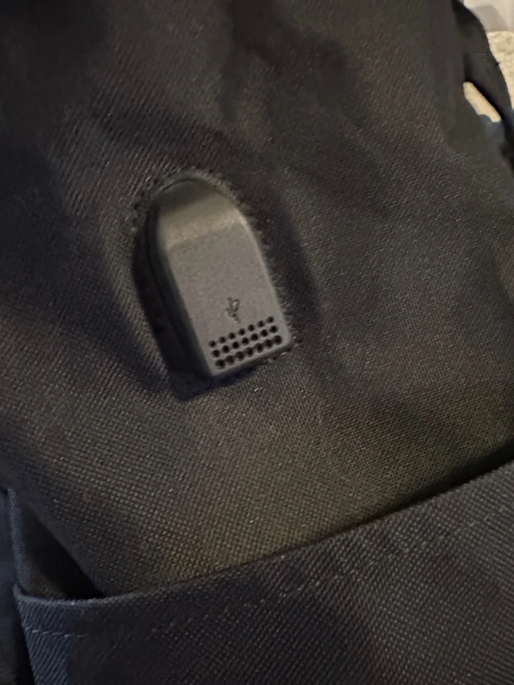 sowaovut Black backpack with Tan Trim Label